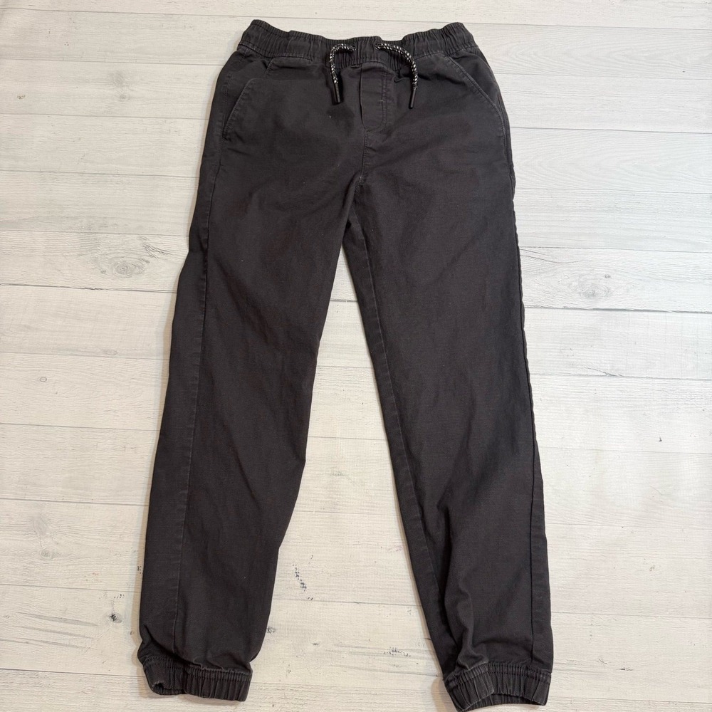 Hanna Andersson boys grey pull on pants 130/8